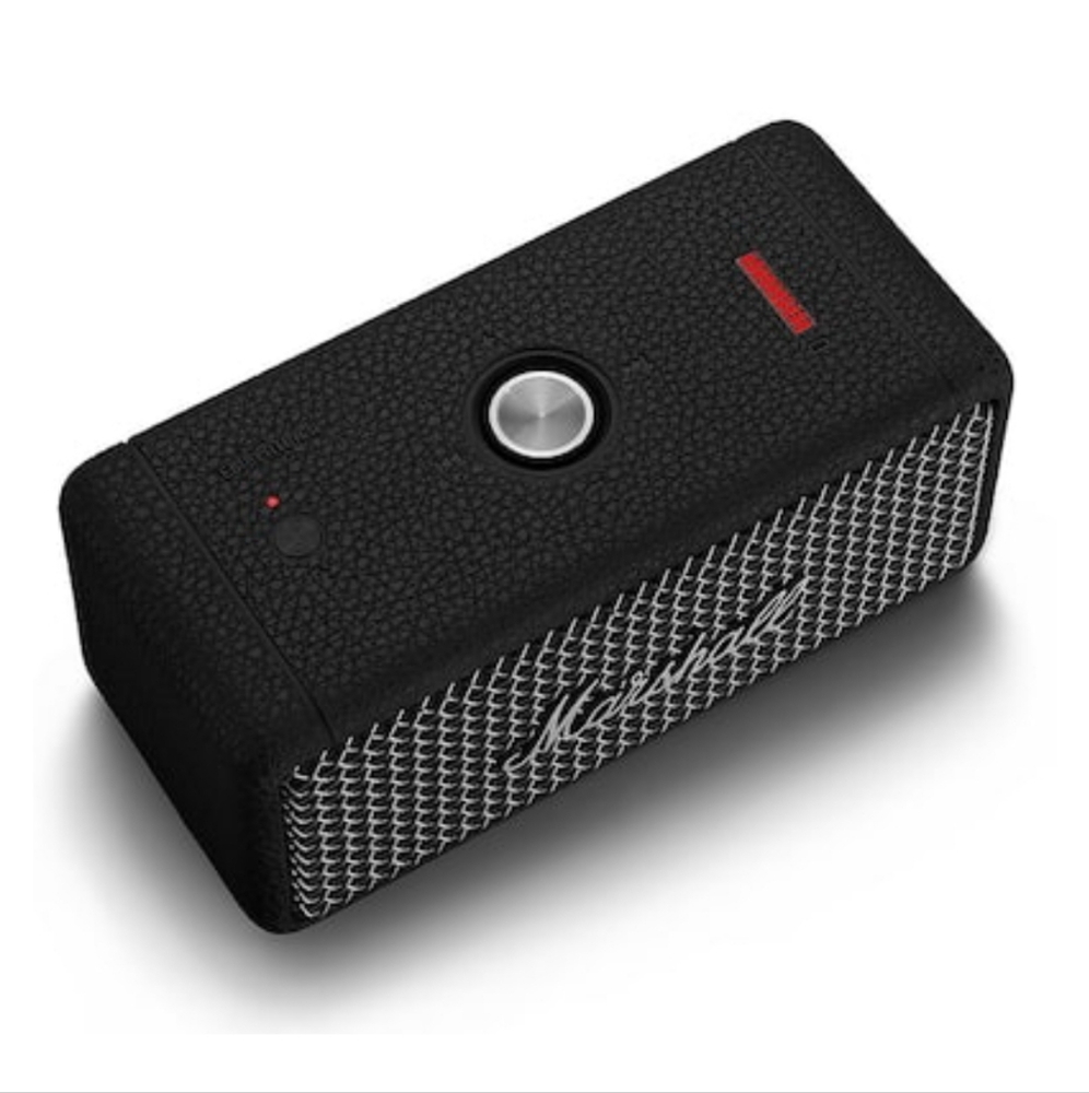 Marshall Black and Silver Portable Speaker